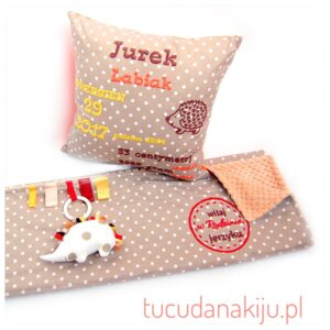 kocyk i poduszka - komplet